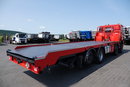 DAF CF 460 / 8x2/  LAWETA / PLATFORMA / NAJAZDY HYDRAULICZNE / WYCIĄGARKA / oś skrętna i podnoszona / EURO 6 zdjęcie 16