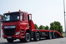 DAF CF 460 / 8x2/  LAWETA / PLATFORMA / NAJAZDY HYDRAULICZNE / WYCIĄGARKA / oś skrętna i podnoszona / EURO 6 zdjęcie 1