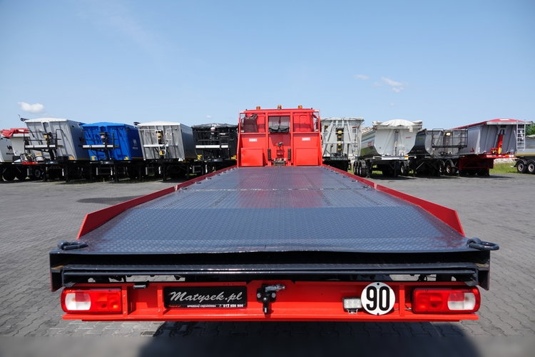 DAF CF 460 / 8x2/  LAWETA / PLATFORMA / NAJAZDY HYDRAULICZNE / WYCIĄGARKA / oś skrętna i podnoszona / EURO 6 zdjęcie 23