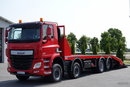 DAF CF 460 / 8x2/  LAWETA / PLATFORMA / NAJAZDY HYDRAULICZNE / WYCIĄGARKA / oś skrętna i podnoszona / EURO 6 zdjęcie 2