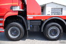 DAF CF 460 / 8x2/  LAWETA / PLATFORMA / NAJAZDY HYDRAULICZNE / WYCIĄGARKA / oś skrętna i podnoszona / EURO 6 zdjęcie 32