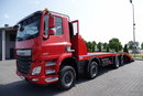 DAF CF 460 / 8x2/  LAWETA / PLATFORMA / NAJAZDY HYDRAULICZNE / WYCIĄGARKA / oś skrętna i podnoszona / EURO 6 zdjęcie 3