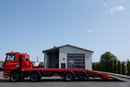 DAF CF 460 / 8x2/  LAWETA / PLATFORMA / NAJAZDY HYDRAULICZNE / WYCIĄGARKA / oś skrętna i podnoszona / EURO 6 zdjęcie 4