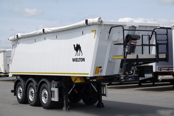 Wielton / WYWROTKA ALUMINIOWA 30 M3 / FABRYCZNIE NOWA 2025 ROK / ALUFELGI / OŚ PODNOSZONA /  DOSTĘPNA OD RĘKI