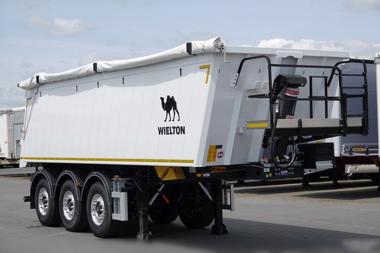 Wielton / WYWROTKA ALUMINIOWA 30 M3 / FABRYCZNIE NOWA 2025 ROK / ALUFELGI / OŚ PODNOSZONA /  DOSTĘPNA OD RĘKI zdjęcie 1