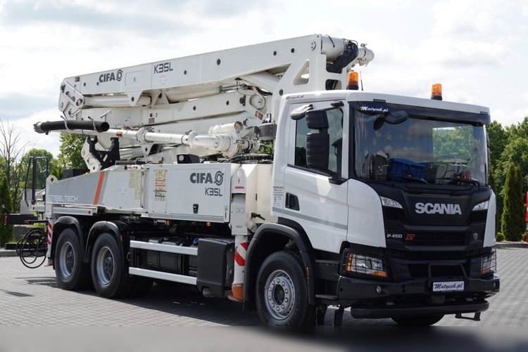Scania P 450 XT  / 6x4 / POMPA DO BETONU CIFA K35L / 2019 ROK / STEROWANIE RADIOWE / SPROWADZONY  zdjęcie 11