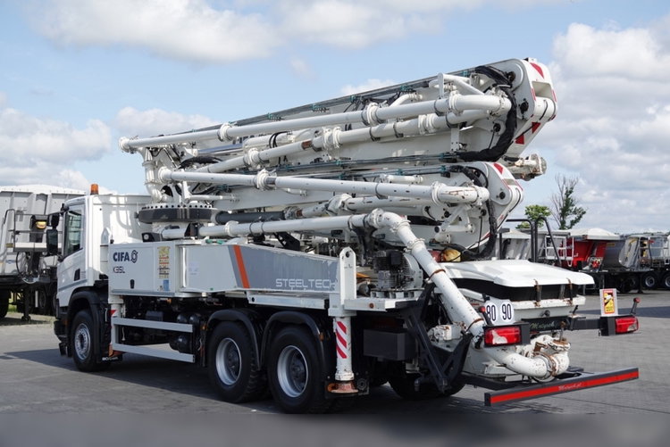 Scania P 450 XT  / 6x4 / POMPA DO BETONU CIFA K35L / 2019 ROK / STEROWANIE RADIOWE / SPROWADZONY  zdjęcie 6
