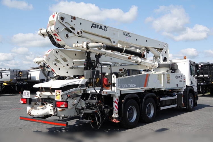 Scania P 450 XT  / 6x4 / POMPA DO BETONU CIFA K35L / 2019 ROK / STEROWANIE RADIOWE / SPROWADZONY  zdjęcie 7