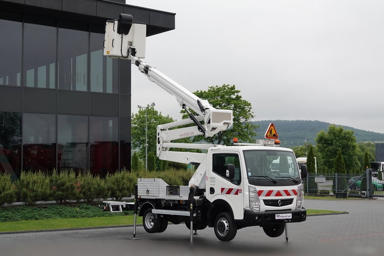 Renault MAXITY 130.35 / ZWYŻKA 20 METRÓW / PODNOŚNIK KOSZOWY KLUBB VAT-66-NLX / KOSZ 2 OSOBOWY - 250 KG / PO KONTRAKCIE SERWISOWYM zdjęcie 11