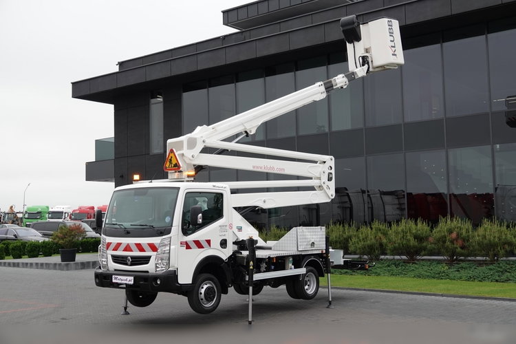 Renault MAXITY 130.35 / ZWYŻKA 20 METRÓW / PODNOŚNIK KOSZOWY KLUBB VAT-66-NLX / KOSZ 2 OSOBOWY - 250 KG / PO KONTRAKCIE SERWISOWYM zdjęcie 13