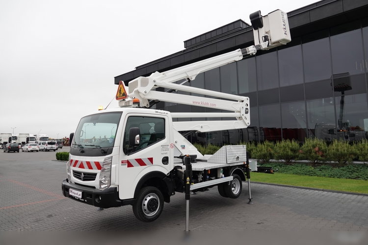 Renault MAXITY 130.35 / ZWYŻKA 20 METRÓW / PODNOŚNIK KOSZOWY KLUBB VAT-66-NLX / KOSZ 2 OSOBOWY - 250 KG / PO KONTRAKCIE SERWISOWYM zdjęcie 14