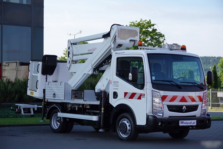 Renault MAXITY 130.35 / ZWYŻKA 20 METRÓW / PODNOŚNIK KOSZOWY KLUBB VAT-66-NLX / KOSZ 2 OSOBOWY - 250 KG / PO KONTRAKCIE SERWISOWYM zdjęcie 20