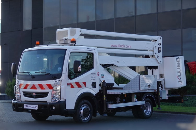 Renault MAXITY 130.35 / ZWYŻKA 20 METRÓW / PODNOŚNIK KOSZOWY KLUBB VAT-66-NLX / KOSZ 2 OSOBOWY - 250 KG / PO KONTRAKCIE SERWISOWYM zdjęcie 23