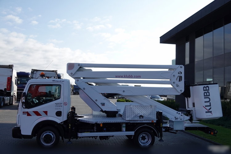 Renault MAXITY 130.35 / ZWYŻKA 20 METRÓW / PODNOŚNIK KOSZOWY KLUBB VAT-66-NLX / KOSZ 2 OSOBOWY - 250 KG / PO KONTRAKCIE SERWISOWYM zdjęcie 25