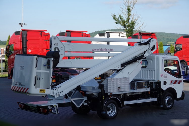 Renault MAXITY 130.35 / ZWYŻKA 20 METRÓW / PODNOŚNIK KOSZOWY KLUBB VAT-66-NLX / KOSZ 2 OSOBOWY - 250 KG / PO KONTRAKCIE SERWISOWYM zdjęcie 27