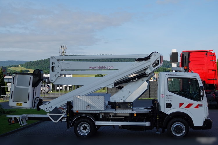 Renault MAXITY 130.35 / ZWYŻKA 20 METRÓW / PODNOŚNIK KOSZOWY KLUBB VAT-66-NLX / KOSZ 2 OSOBOWY - 250 KG / PO KONTRAKCIE SERWISOWYM zdjęcie 28