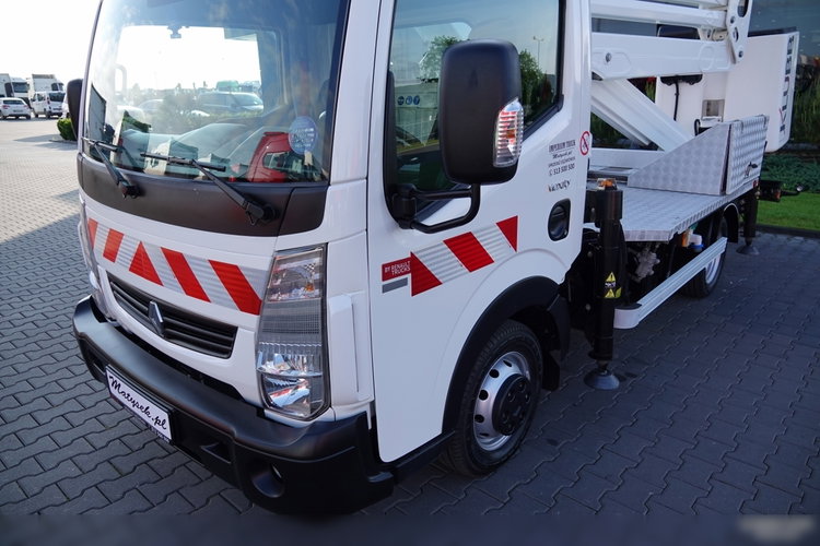 Renault MAXITY 130.35 / ZWYŻKA 20 METRÓW / PODNOŚNIK KOSZOWY KLUBB VAT-66-NLX / KOSZ 2 OSOBOWY - 250 KG / PO KONTRAKCIE SERWISOWYM zdjęcie 30