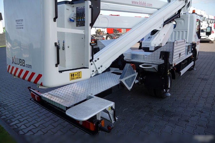 Renault MAXITY 130.35 / ZWYŻKA 20 METRÓW / PODNOŚNIK KOSZOWY KLUBB VAT-66-NLX / KOSZ 2 OSOBOWY - 250 KG / PO KONTRAKCIE SERWISOWYM zdjęcie 34