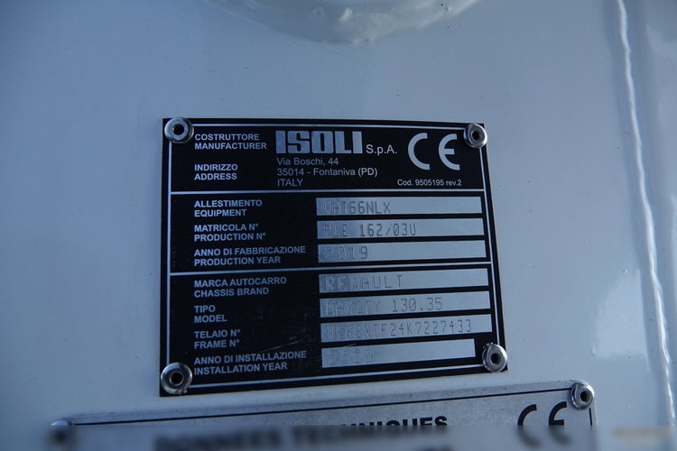 Renault MAXITY 130.35 / ZWYŻKA 20 METRÓW / PODNOŚNIK KOSZOWY KLUBB VAT-66-NLX / KOSZ 2 OSOBOWY - 250 KG / PO KONTRAKCIE SERWISOWYM zdjęcie 41