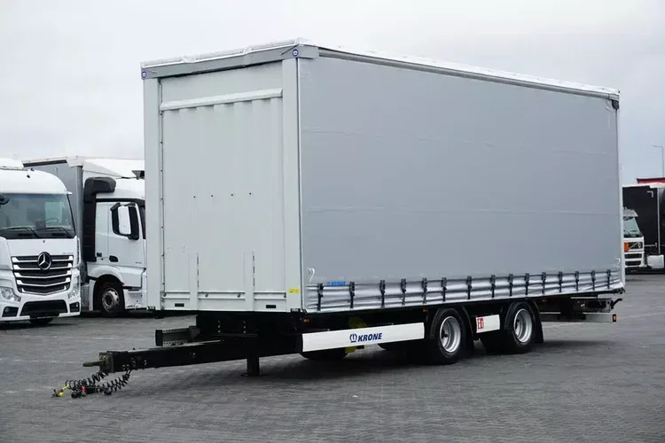 Krone TANDEM / FIRANKA / 19 PALET / DŁ. 7.75 M zdjęcie 2