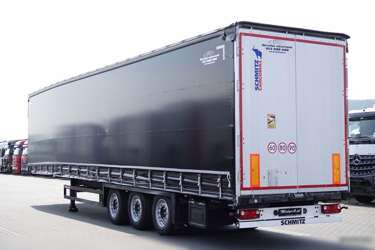 Schmitz -CARGOBULL / FIRANKA / VARIOS / 385/55 R22, 5 / DACH PODNOSZONY  zdjęcie 6