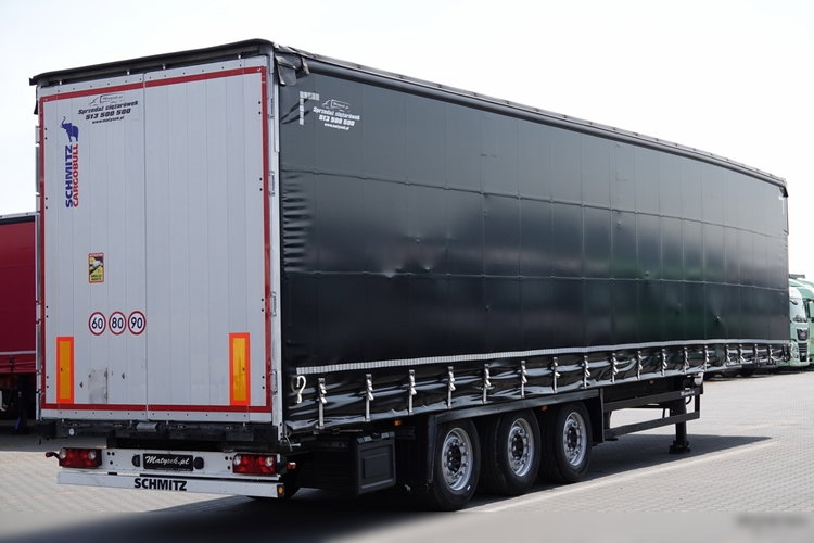 Schmitz -CARGOBULL / FIRANKA / VARIOS / 385/55 R22, 5 / DACH PODNOSZONY  zdjęcie 8