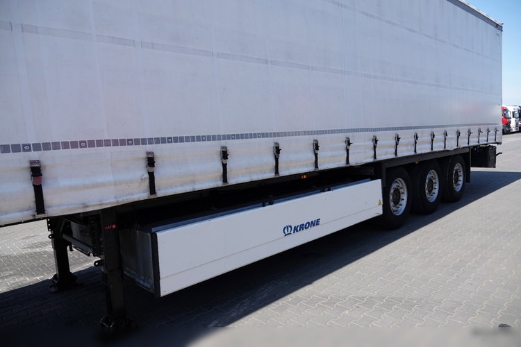 Krone FIRANKA / 2021 ROK / KOSZ NA PALETY / 2 OSIE PODNOSZONE / SPROWADZONA  zdjęcie 10