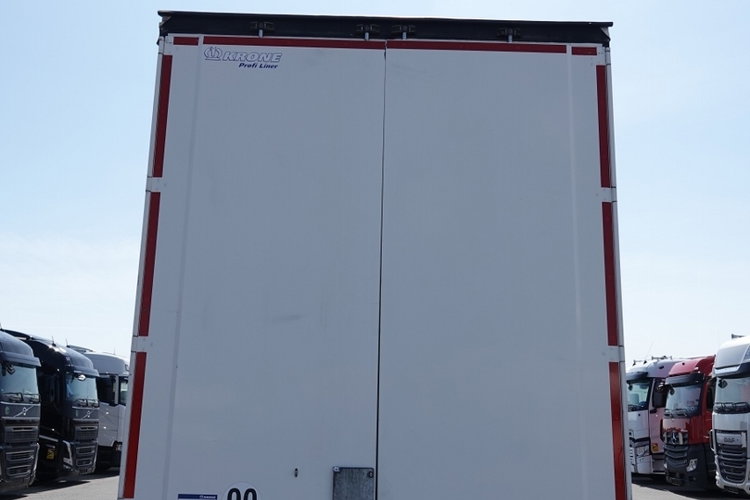 Krone FIRANKA / 2021 ROK / KOSZ NA PALETY / 2 OSIE PODNOSZONE / SPROWADZONA  zdjęcie 12