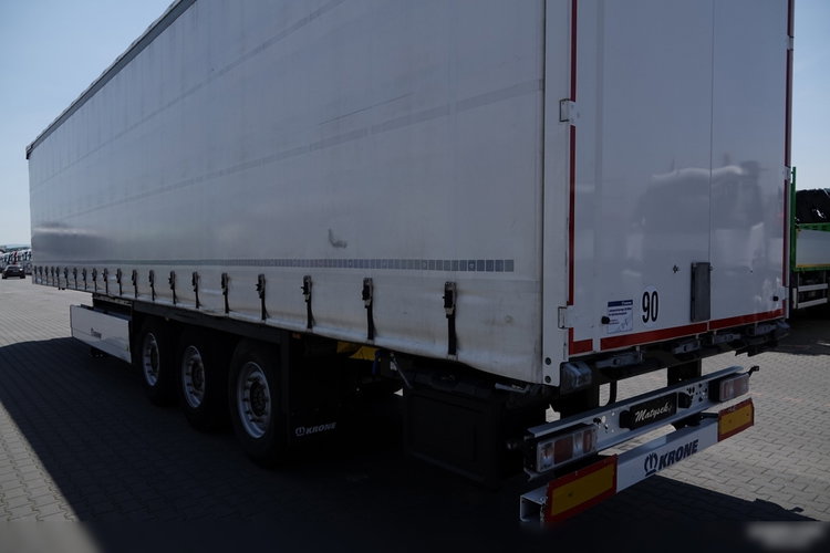 Krone FIRANKA / 2021 ROK / KOSZ NA PALETY / 2 OSIE PODNOSZONE / SPROWADZONA  zdjęcie 10