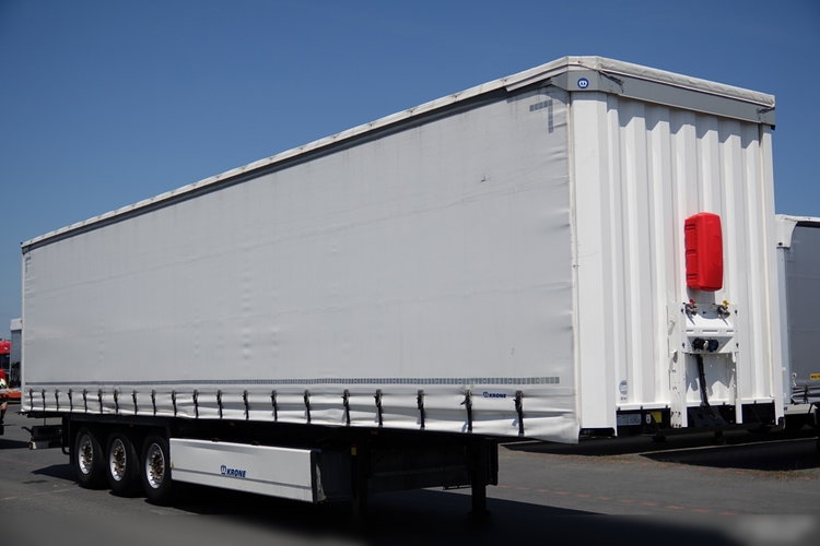 Krone FIRANKA / 2021 ROK / KOSZ NA PALETY / 2 OSIE PODNOSZONE / SPROWADZONA  zdjęcie 1