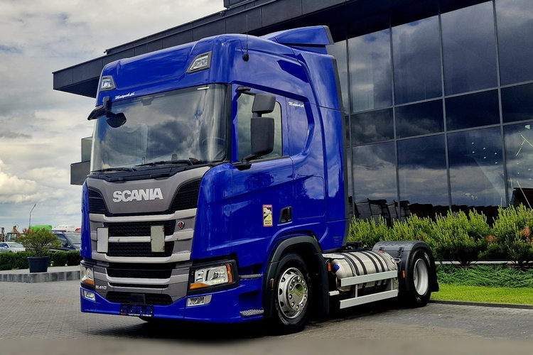 Scania R 410 / LNG / RETARDER / PRZÓD NA PODUSZKACH / 2020 ROK zdjęcie 1