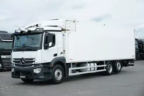 Mercedes ANTOS / 2535 / EURO 6 / CHŁODNIA + WINDA / 23 PALETY / OŚ SKRĘTNA