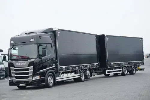 Scania R 410 / LNG / ACC / EURO 6 / ZESTAW PRZEJAZDOWY 120 M3 / RETARDER