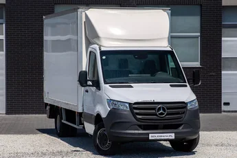 Mercedes Sprinter 515 KONTENER + WINDA koła bliźniaki