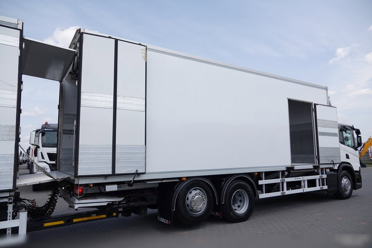 Scania P 410 / CHŁODNIA / ZESTAW TANDEM / PRZEJAZDOWY / 3x Agregat THERMO KING - FRIGO BLOCK / 3x WINDA ZAŁADOWCZA / MUTITEMPERATURA  PO ZŁOTYM KONTRAKCIE SERWISOWYM / 6x2 zdjęcie 41