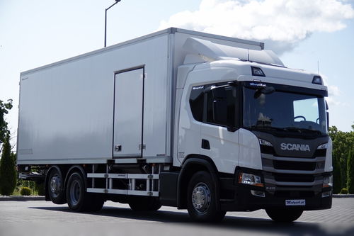 Scania P 410 / CHŁODNIA / SLÓWKA  / Agregat THERMO KING - FRIGO BLOCK / 2X WINDA ZAŁADOWCZA / MUTITEMPERATURA / PO ZŁOTYM KONTRAKCIE SERWISOWYM /