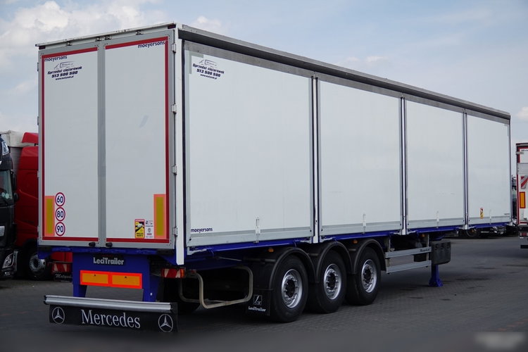 LECITRAILER / KONTENER / KOFFER / OTWIERANE BOKI / MOCNA PODŁOGA SZYNA DESKA zdjęcie 9