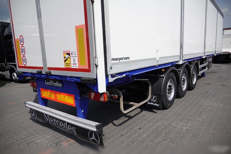 LECITRAILER / KONTENER / KOFFER / OTWIERANE BOKI / MOCNA PODŁOGA SZYNA DESKA zdjęcie 14