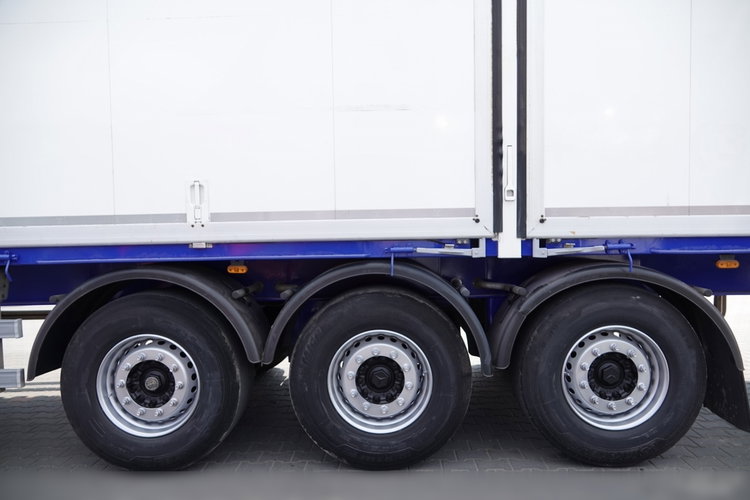 LECITRAILER / KONTENER / KOFFER / OTWIERANE BOKI / MOCNA PODŁOGA SZYNA DESKA zdjęcie 25