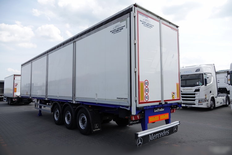 LECITRAILER / KONTENER / KOFFER / OTWIERANE BOKI / MOCNA PODŁOGA SZYNA DESKA zdjęcie 6