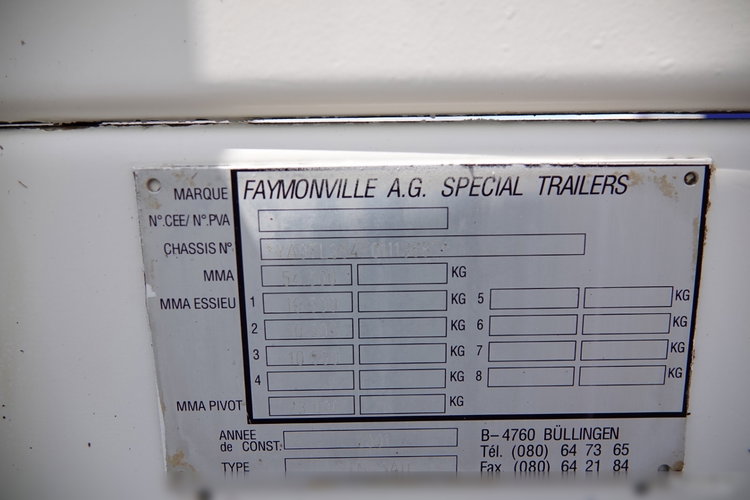 Faymonville NISKOPODWOZIE / STN-3A / ROZCIĄGANA / LAWETA / 19 M / NAJAZDY HYDRAULICZNE / SPROWADZONA zdjęcie 26