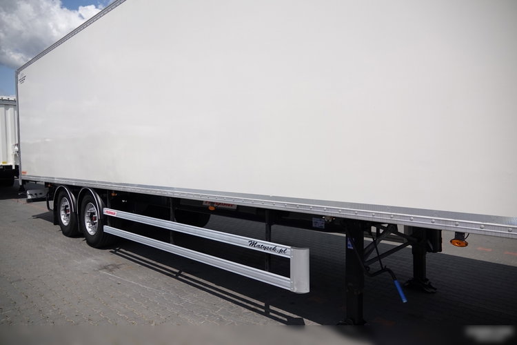 Fruehauf / KONTENER / KOFFER / 2 OSIE / SAF / 2021 ROK / BARDZO MOCNA PODŁOGA: SZYNA-DESKA zdjęcie 9