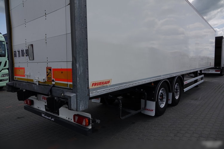 Fruehauf / KONTENER / KOFFER / 2 OSIE / SAF / 2021 ROK / BARDZO MOCNA PODŁOGA: SZYNA-DESKA zdjęcie 13