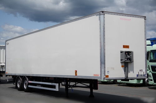 Fruehauf / KONTENER / KOFFER / 2 OSIE / SAF / 2021 ROK / BARDZO MOCNA PODŁOGA: SZYNA-DESKA
