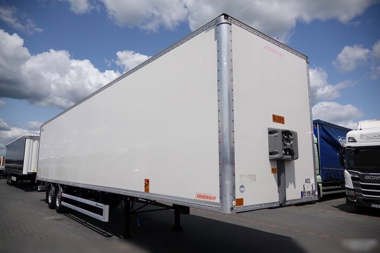 Fruehauf / KONTENER / KOFFER / 2 OSIE / SAF / 2021 ROK / BARDZO MOCNA PODŁOGA: SZYNA-DESKA zdjęcie 2