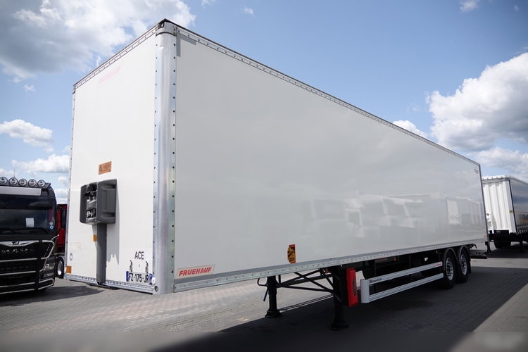 Fruehauf / KONTENER / KOFFER / 2 OSIE / SAF / 2021 ROK / BARDZO MOCNA PODŁOGA: SZYNA-DESKA zdjęcie 4