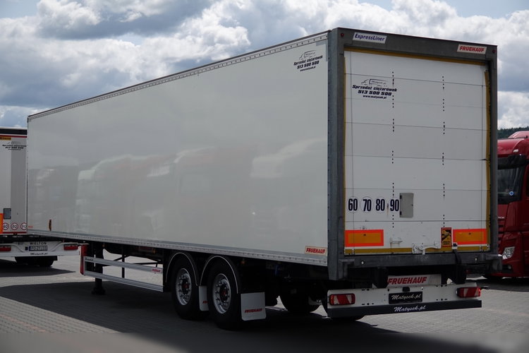 Fruehauf / KONTENER / KOFFER / 2 OSIE / SAF / 2021 ROK / BARDZO MOCNA PODŁOGA: SZYNA-DESKA zdjęcie 6