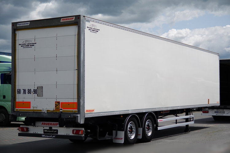 Fruehauf / KONTENER / KOFFER / 2 OSIE / SAF / 2021 ROK / BARDZO MOCNA PODŁOGA: SZYNA-DESKA zdjęcie 8