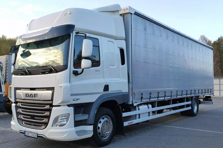 DAF CF 290 E6 Firana Tył Drzwi Dach Podnoszony / Zsuwany Długi 9.30m zdjęcie 2