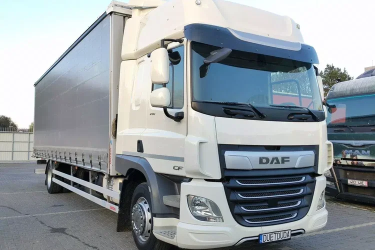 DAF CF 290 E6 Firana Tył Drzwi Dach Podnoszony / Zsuwany Długi 9.30m zdjęcie 3